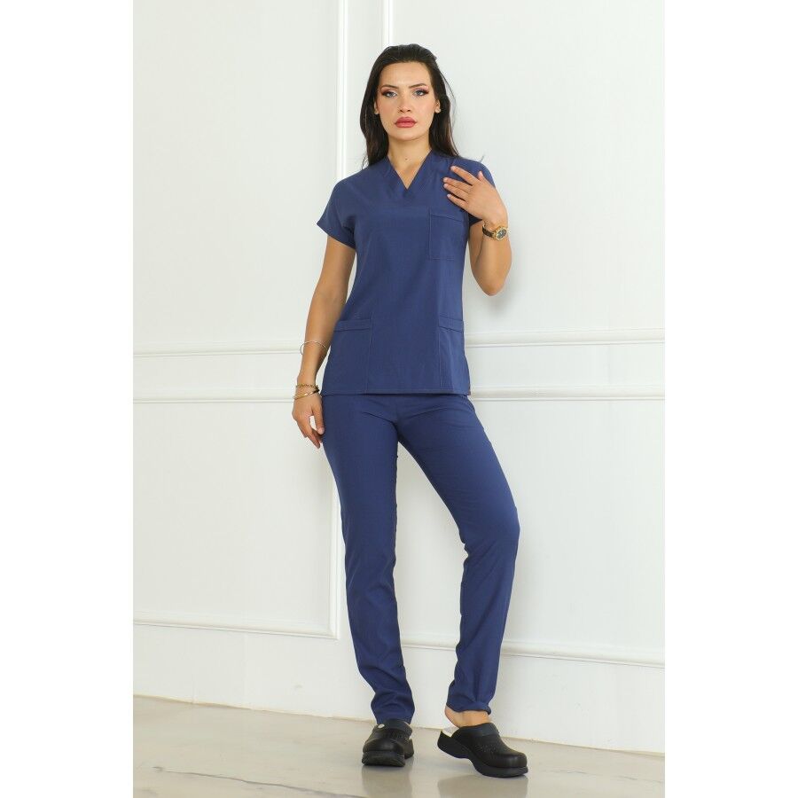 İndigo Scrubs Kadın