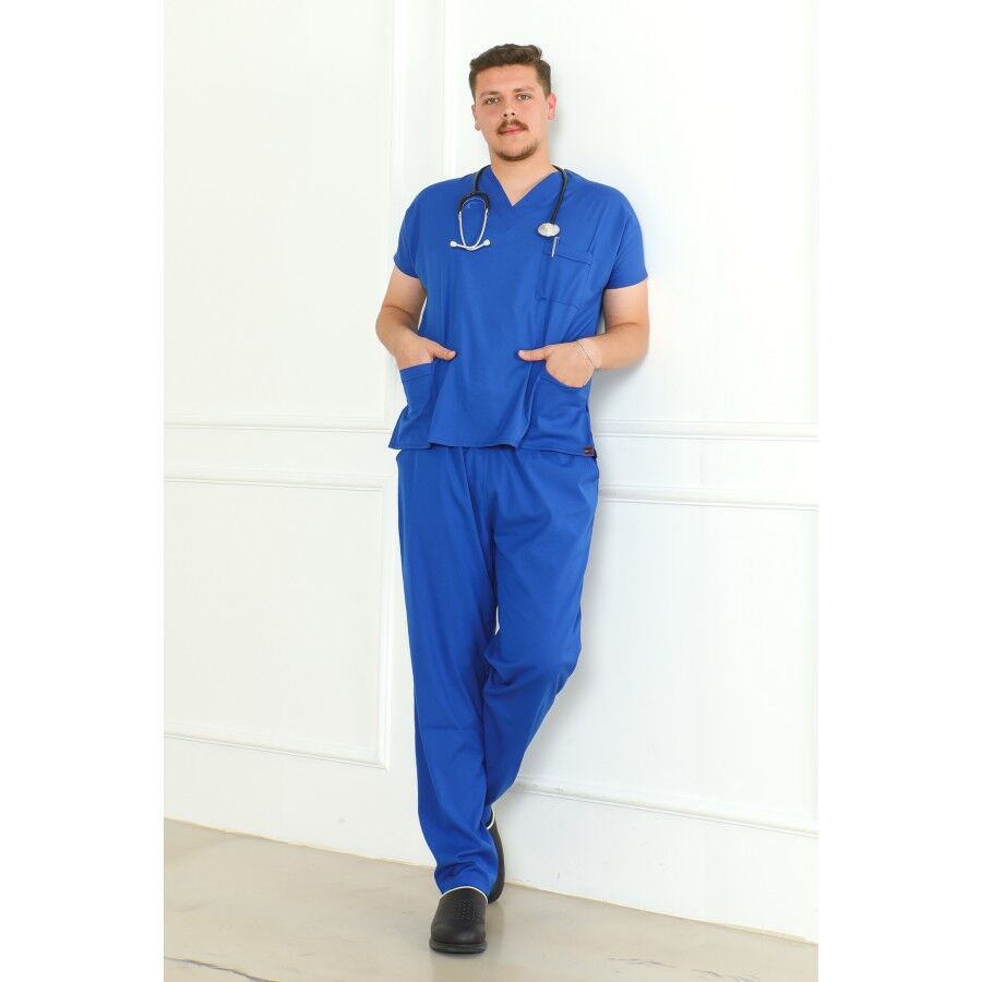 Saks Mavi Scrubs Erkek